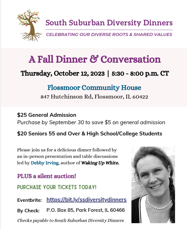 South Suburban Diversity Dinner Flyer